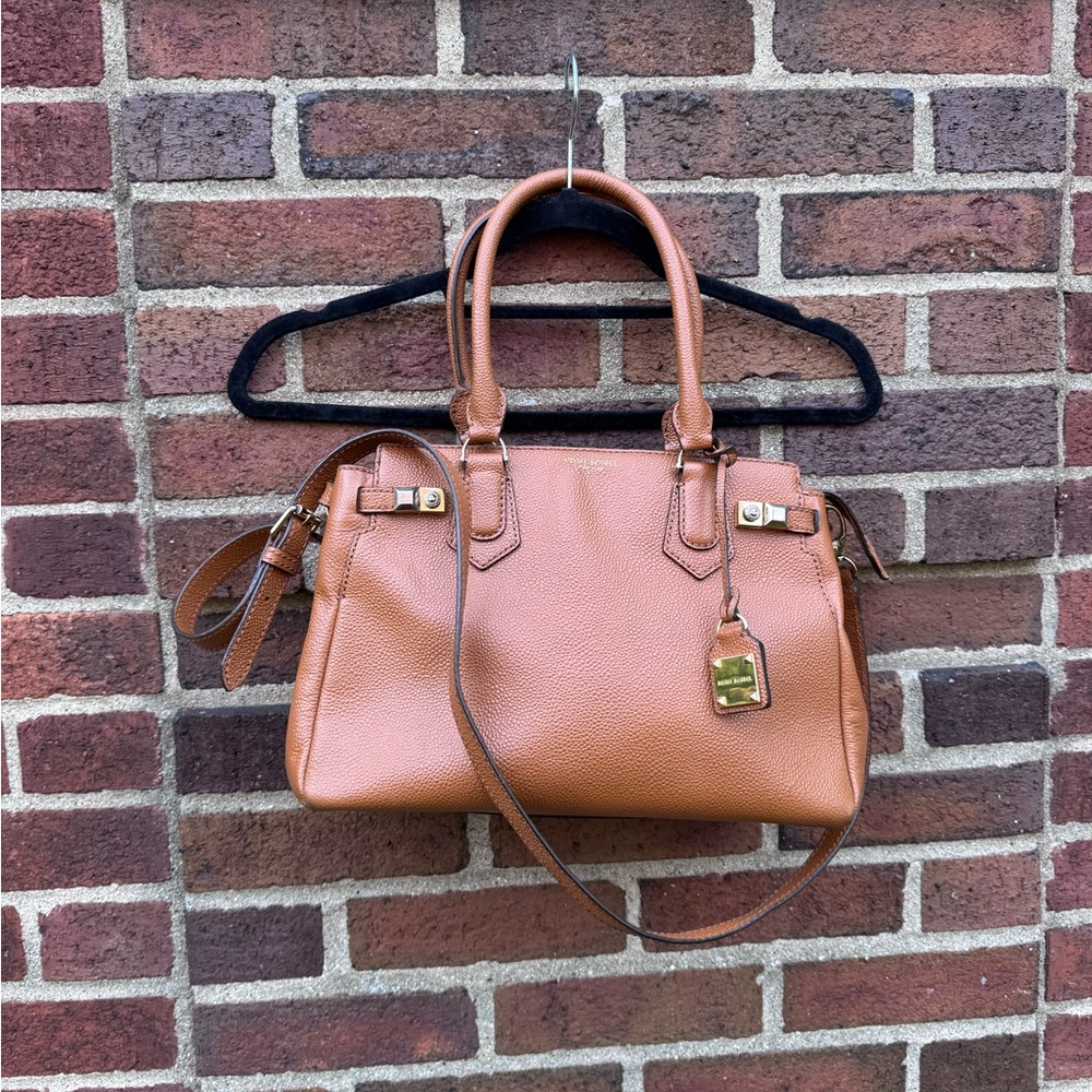 Henri Bendel Tan Leather Tote Bag